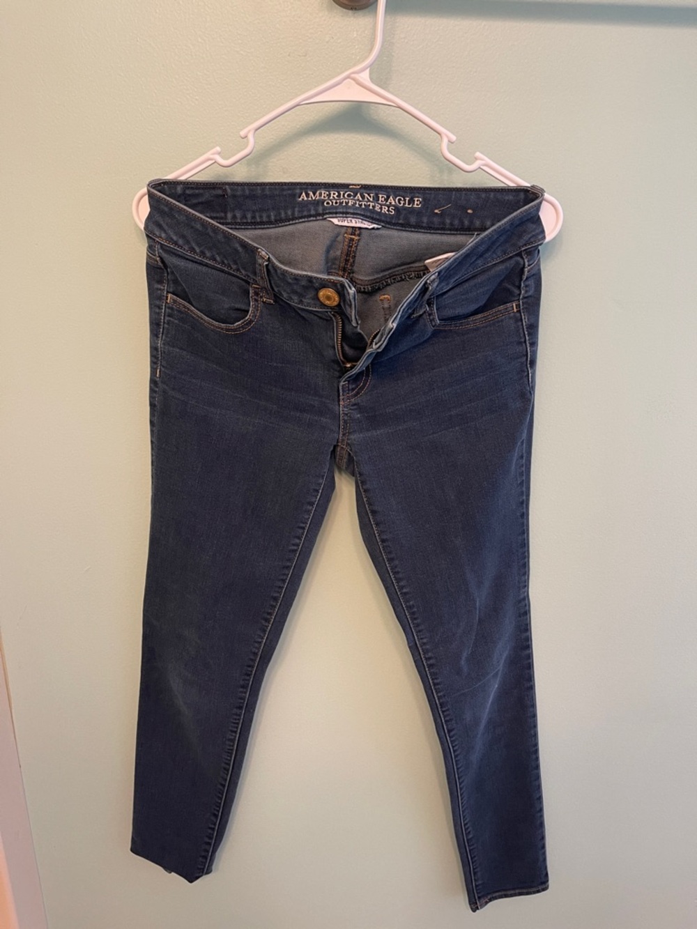 American Eagle Outfitters Women’s Dark Navy Skinny Jeans